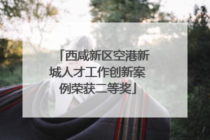 西咸新区空港新城人才工作创新案例荣获二等奖