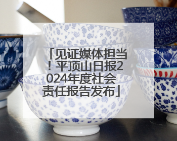 见证媒体担当！平顶山日报2024年度社会责任报告发布