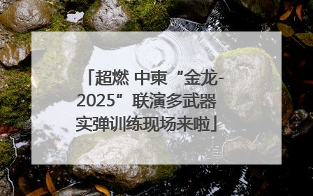 超燃 中柬“金龙-2025”联演多武器实弹训练现场来啦