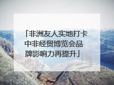 非洲友人实地打卡 中非经贸博览会品牌影响力再提升