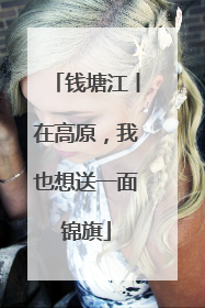 钱塘江丨在高原，我也想送一面锦旗