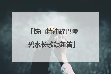 铁山精神耀巴陵 碧水长歌颂新篇