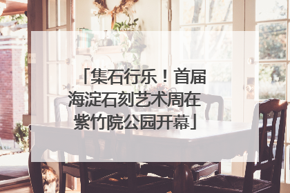 集石行乐！首届海淀石刻艺术周在紫竹院公园开幕