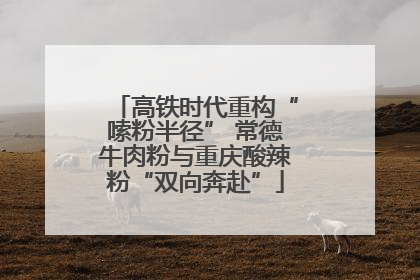 高铁时代重构“嗦粉半径” 常德牛肉粉与重庆酸辣粉“双向奔赴”