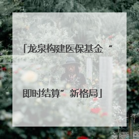 龙泉构建医保基金“即时结算”新格局