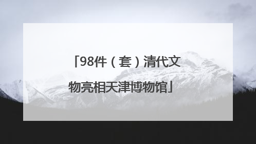 98件（套）清代文物亮相天津博物馆